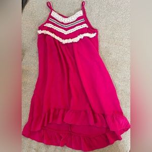 Girls pink Lilt hi-lo dress, size 6